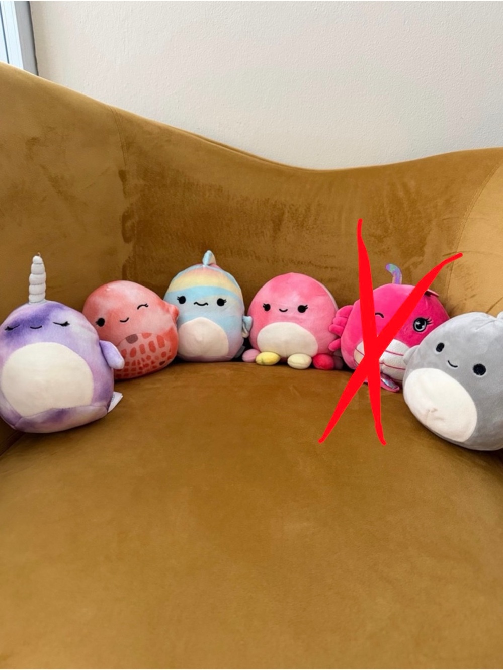 Sea Animals Squishmallows Plush Toy Set 5